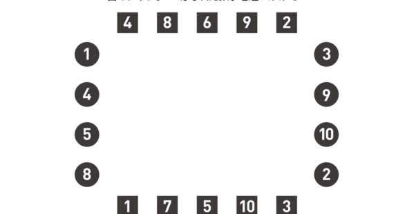 ビジョントレーニング跳躍性眼球運動初級「目のジャンプ-はなれた数字を追いかけて-」トレーニングシート