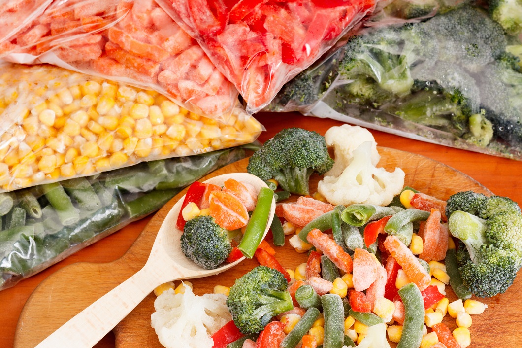 ルテイン含有食品冷凍野菜の写真