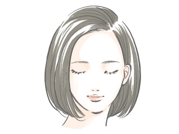 年齢を重ねてもきれいに見える人　イラスト